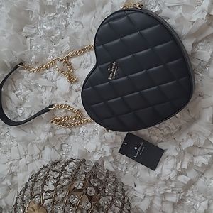 New Love Shack Quilted Heart Crossbody Purse